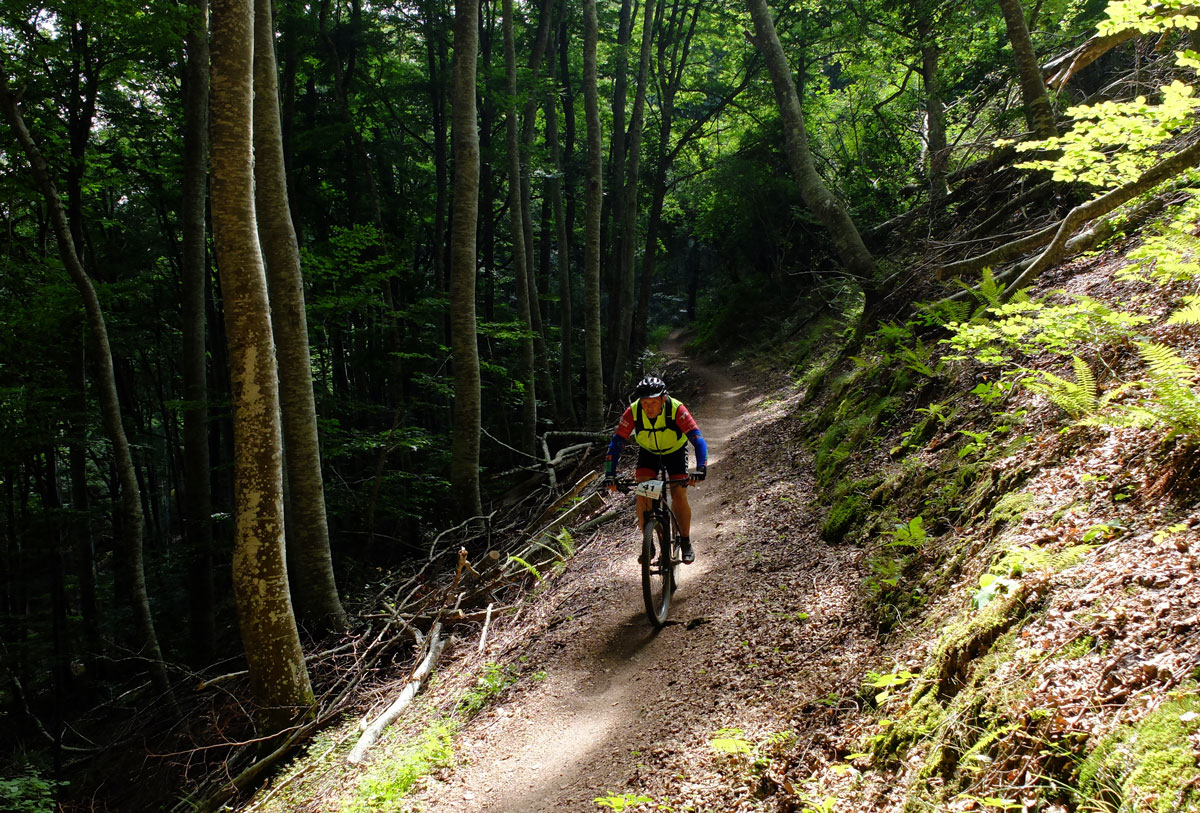 Ezcaray BTT Extrem 2018 - biker alone
